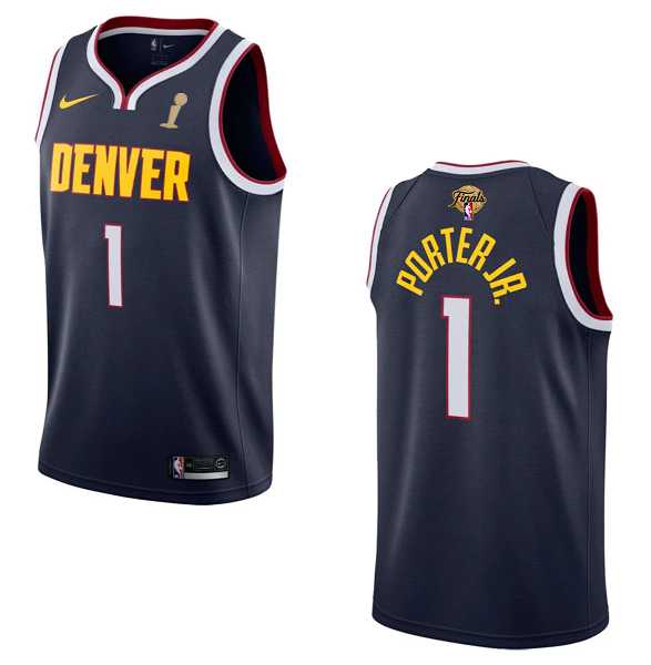 Men's Denver Nuggets #1 Michael Porter Jr. Navy 2023 Finals Champions Icon EditionStitched Basketball Jersey,We sell and wholesale Men's Denver Nuggets #1 Michael Porter Jr. Navy 2023 Finals Champions Icon EditionStitched Basketball Jersey on line form chian!